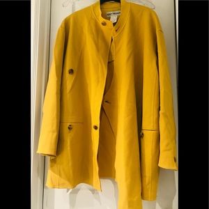 Issey Miyake mustard jacket